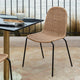 Lot de 4 chaises SKLUM Reiven empilable en rotin et métal — photo produit