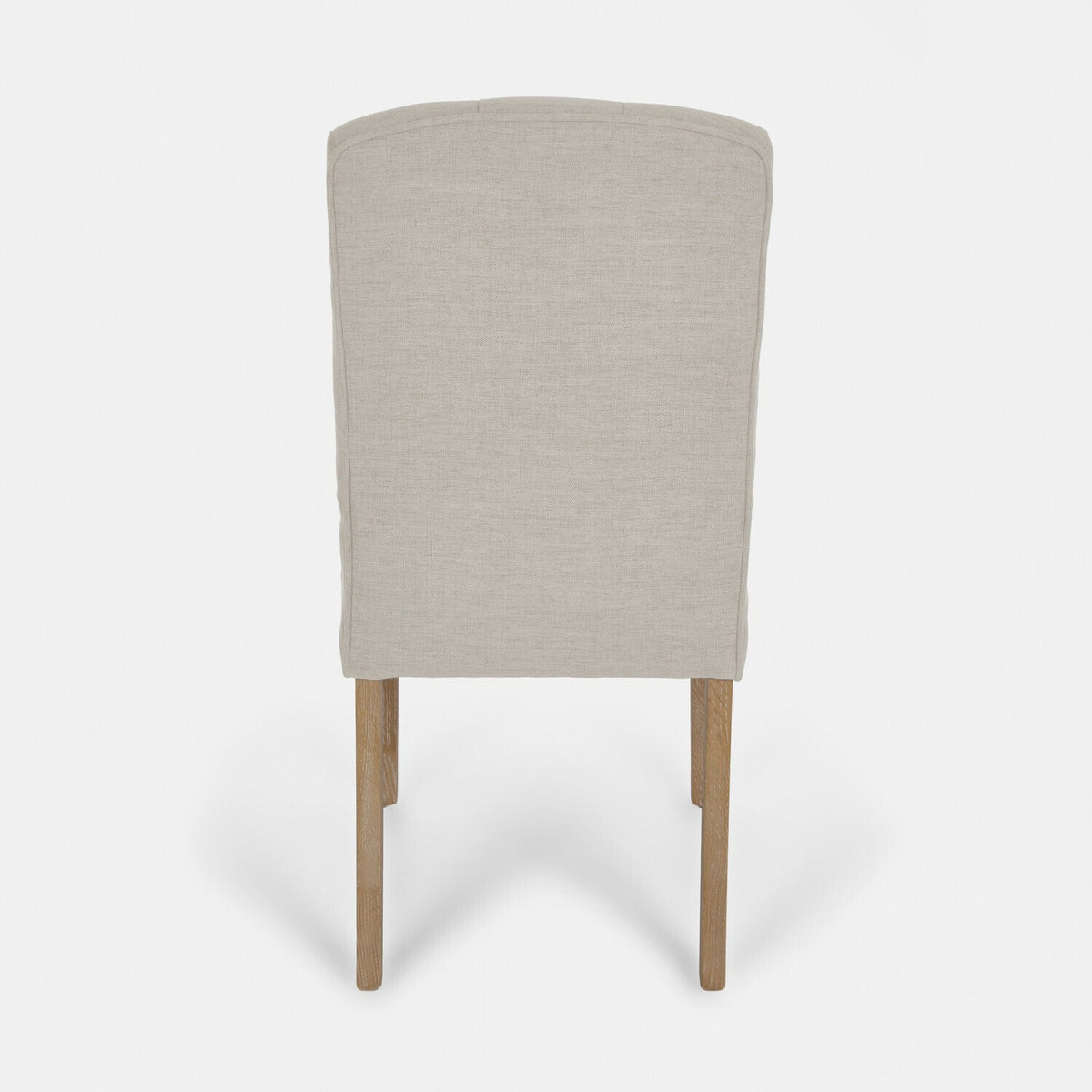 Lot de 5 chaises LOBERON Fulden crème capitonnées — photo produit