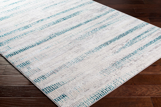 Tapis Scandinave Moderne Gris/Bleu Brest