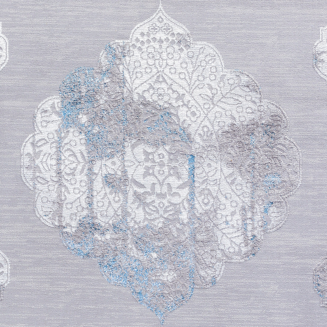 Tapis Vintage Oriental Gris/Bleu Carmel