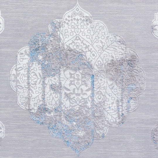 Tapis Vintage Oriental Gris/Bleu Carmel