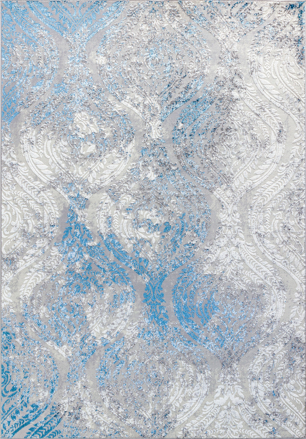 Tapis Vintage Oriental Gris/Bleu Muncie