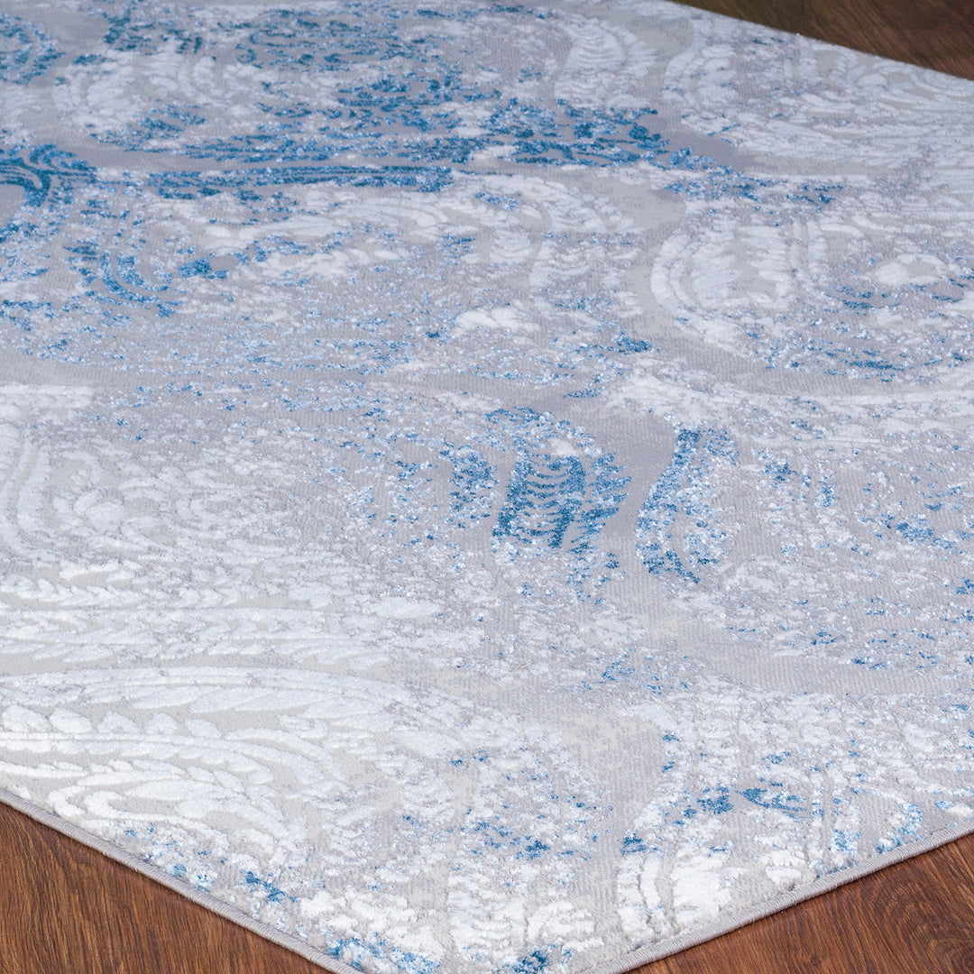 Tapis Vintage Oriental Gris/Bleu Muncie