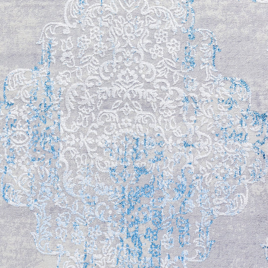 Tapis Vintage Oriental Gris/Bleu Kokomo