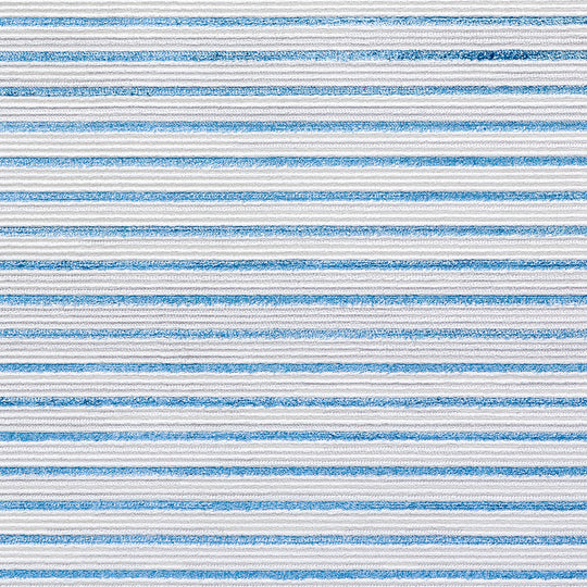 Tapis Scandinave Rayé Gris/Bleu Skokie