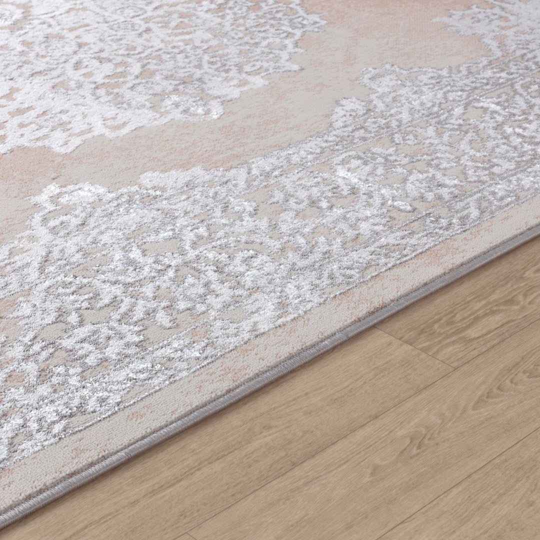 Tapis Vintage Oriental Beige/Gris Lockport