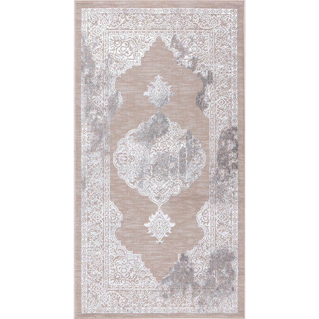 Tapis Vintage Oriental Beige/Gris Carmel