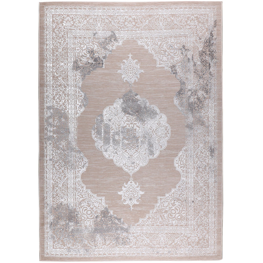 Tapis Vintage Oriental Beige/Gris Carmel