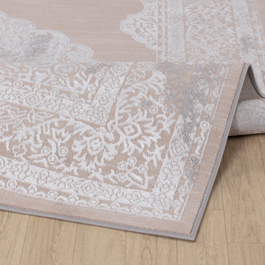 Tapis Vintage Oriental Beige/Gris Carmel