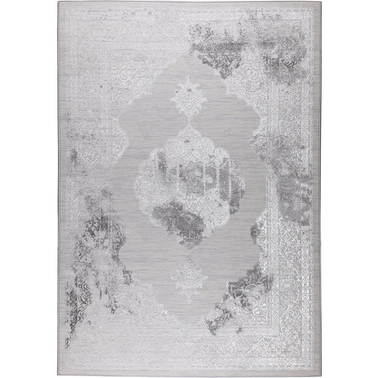 Tapis Vintage Oriental Gris/Blanc Carmel