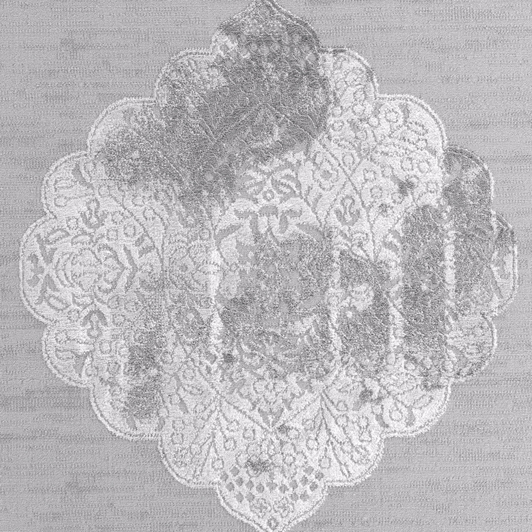 Tapis Vintage Oriental Gris/Blanc Carmel