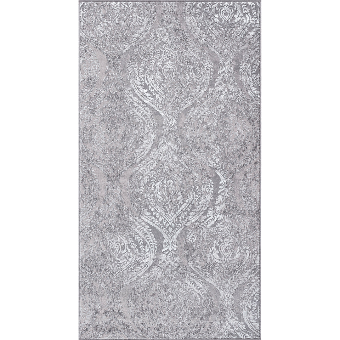 Tapis Vintage Oriental Blanc/Gris Muncie