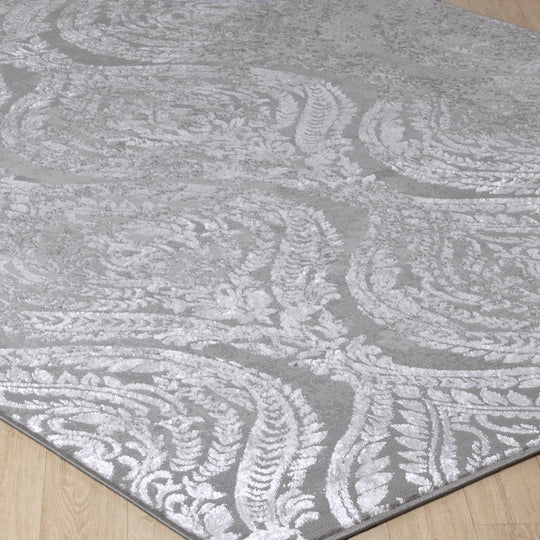 Tapis Vintage Oriental Blanc/Gris Muncie