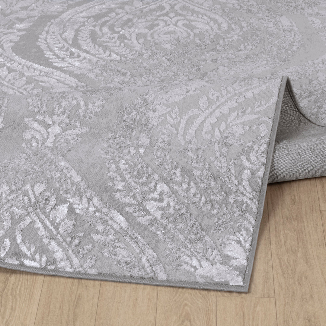Tapis Vintage Oriental Blanc/Gris Muncie