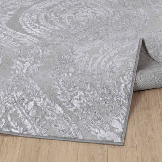 Tapis Vintage Oriental Blanc/Gris Muncie