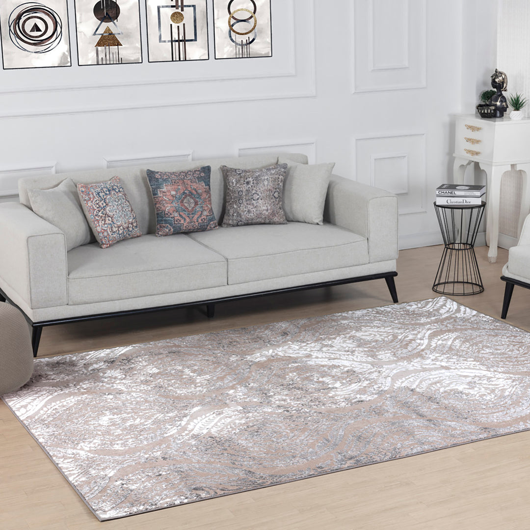 Tapis Vintage Oriental Beige/Gris Muncie