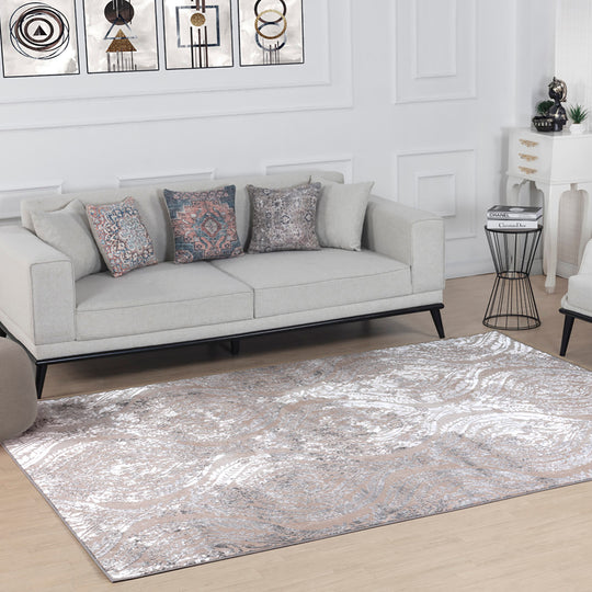 Tapis Vintage Oriental Beige/Gris Muncie