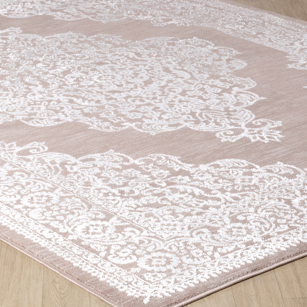 Tapis Vintage Oriental Beige/Blanc Kokomo