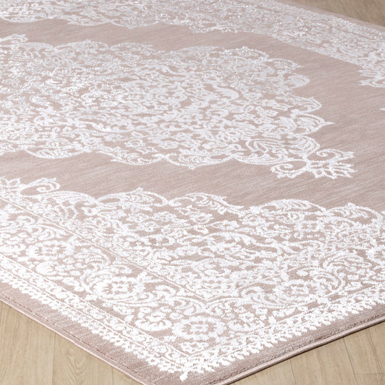 Tapis Vintage Oriental Beige/Blanc Kokomo
