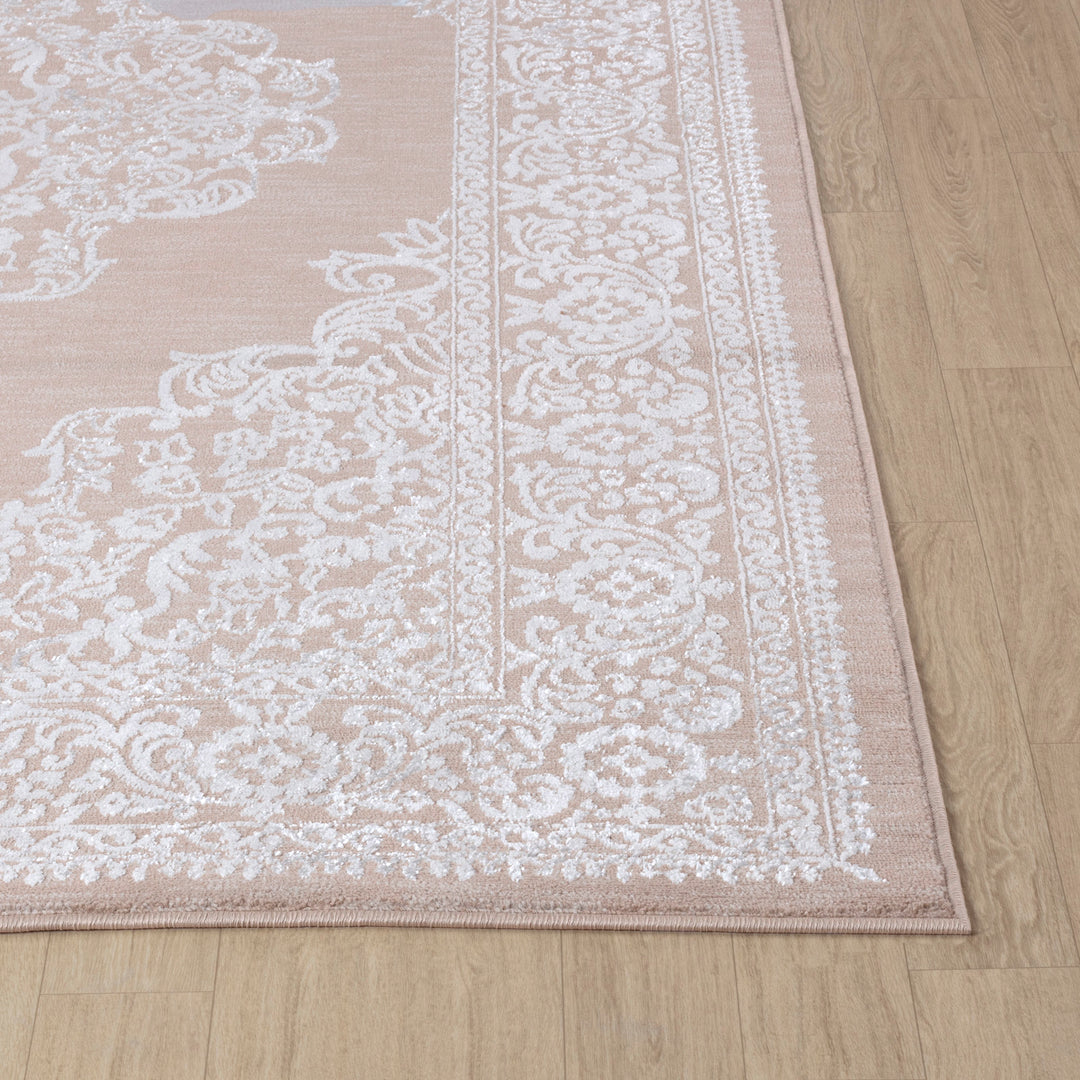 Tapis Vintage Oriental Beige/Blanc Kokomo