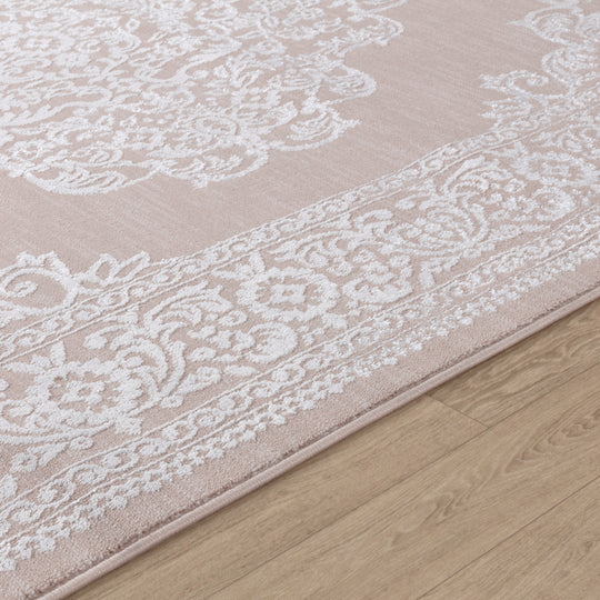 Tapis Vintage Oriental Beige/Blanc Kokomo