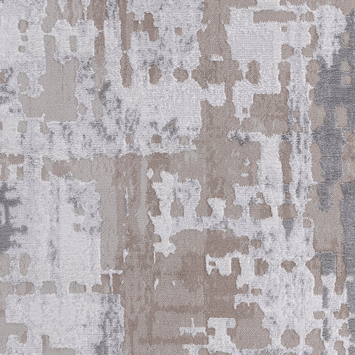 Tapis SURYA Noida moderne, motif abstrait effet usé beige, taupe et gris, vue 8
