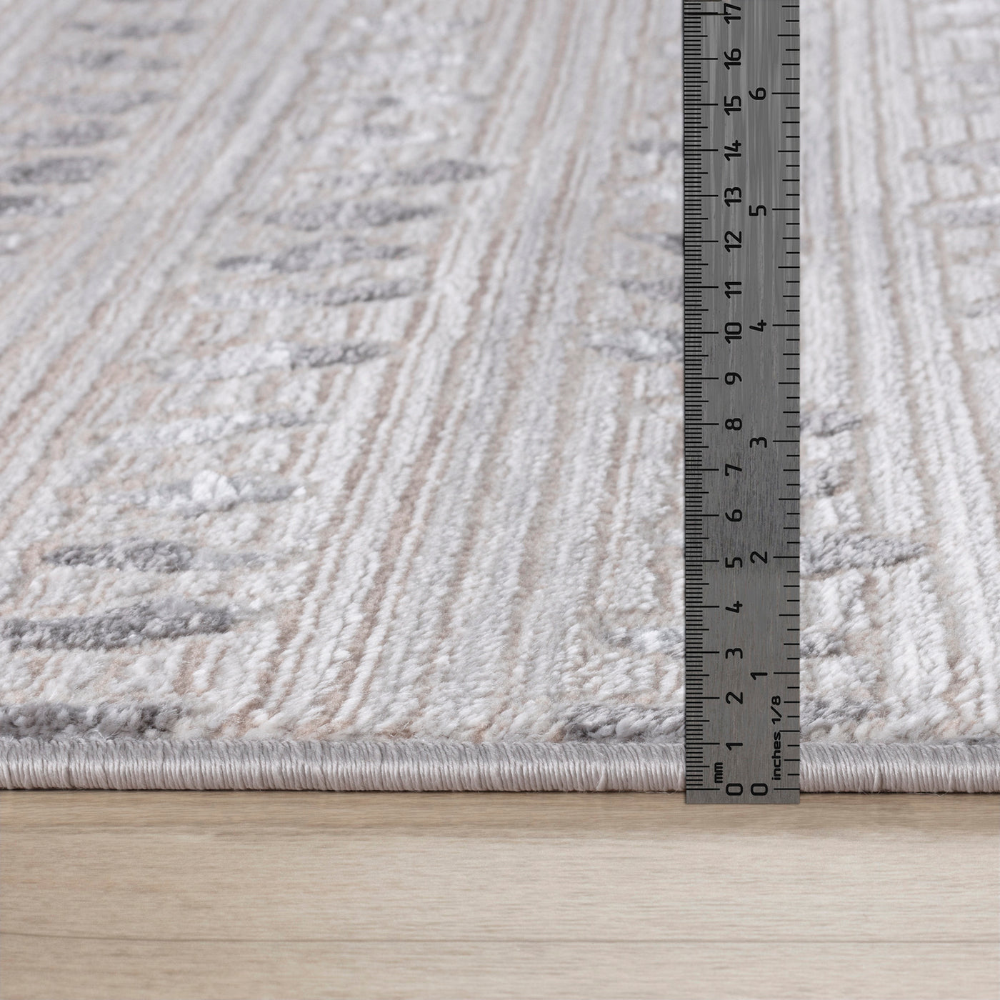 Tapis Scandinave à Pois Gris/Blanc Rosemont