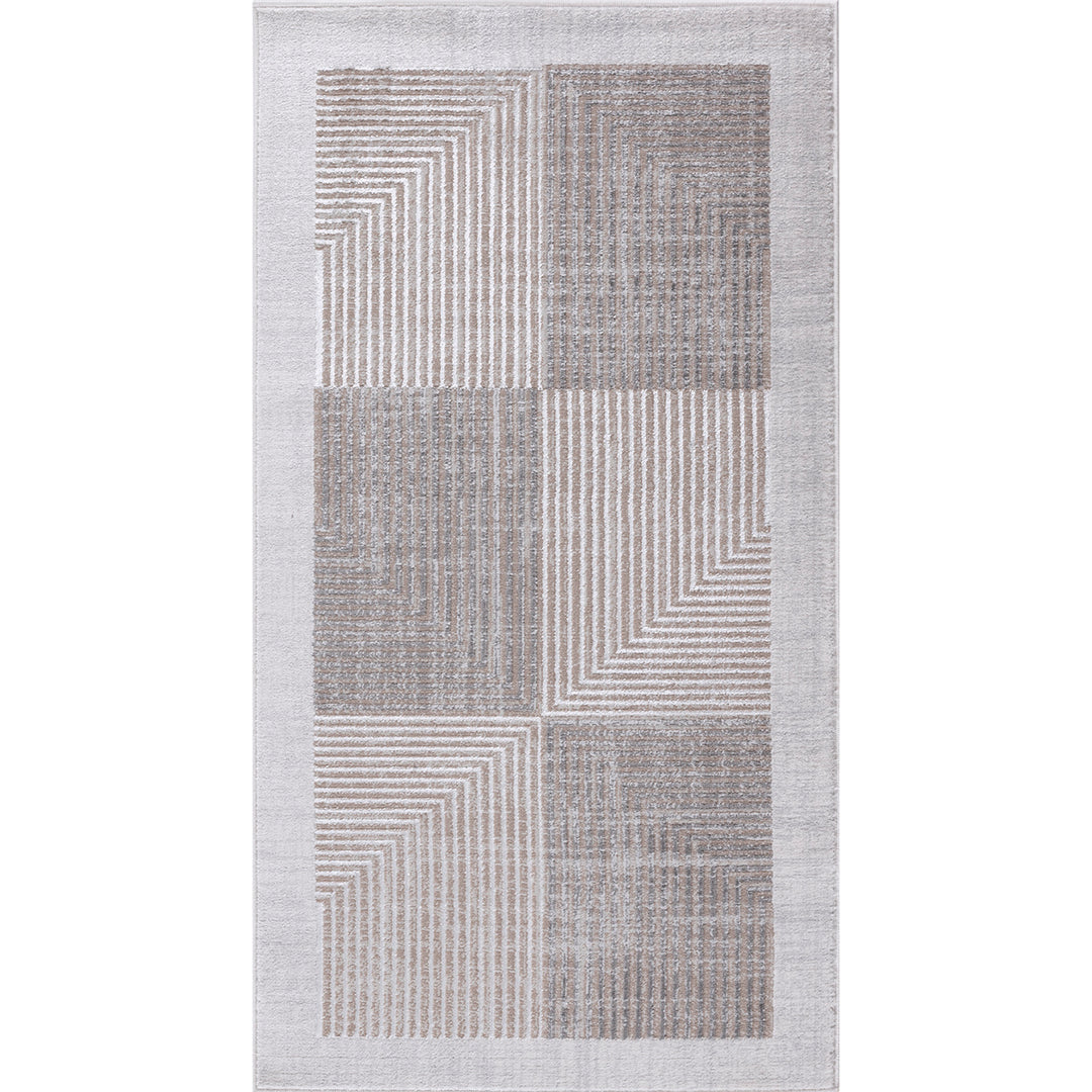 Tapis Scandinave Bohème Gris/Beige Charlestown