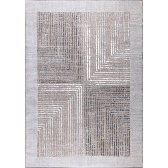 Tapis Scandinave Bohème Gris/Beige Charlestown