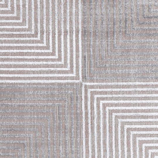 Tapis Scandinave Bohème Gris/Beige Charlestown