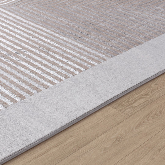 Tapis Scandinave Bohème Gris/Beige Charlestown