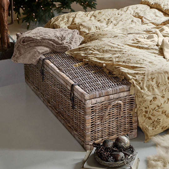 Malle en Rotin HAILEE Coffre de Rangement Tressé Main — photo produit