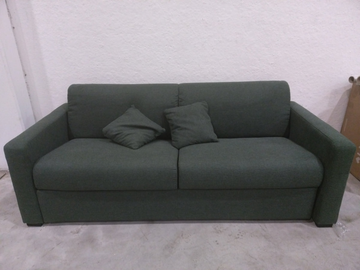 Canapé convertible MANOSQUE 140x190cm vert sapin CONVERTIBLE CENTER — photo produit