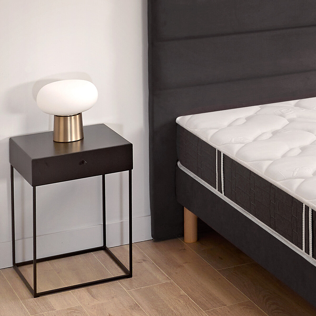 Matelas BULTEX mousse, soutien ferme, accueil moelleux, 90x190cm