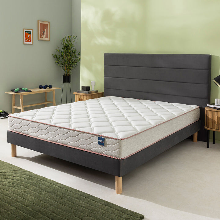 Matelas BULTEX mousse, soutien très ferme, accueil moelleux, 140x200cm