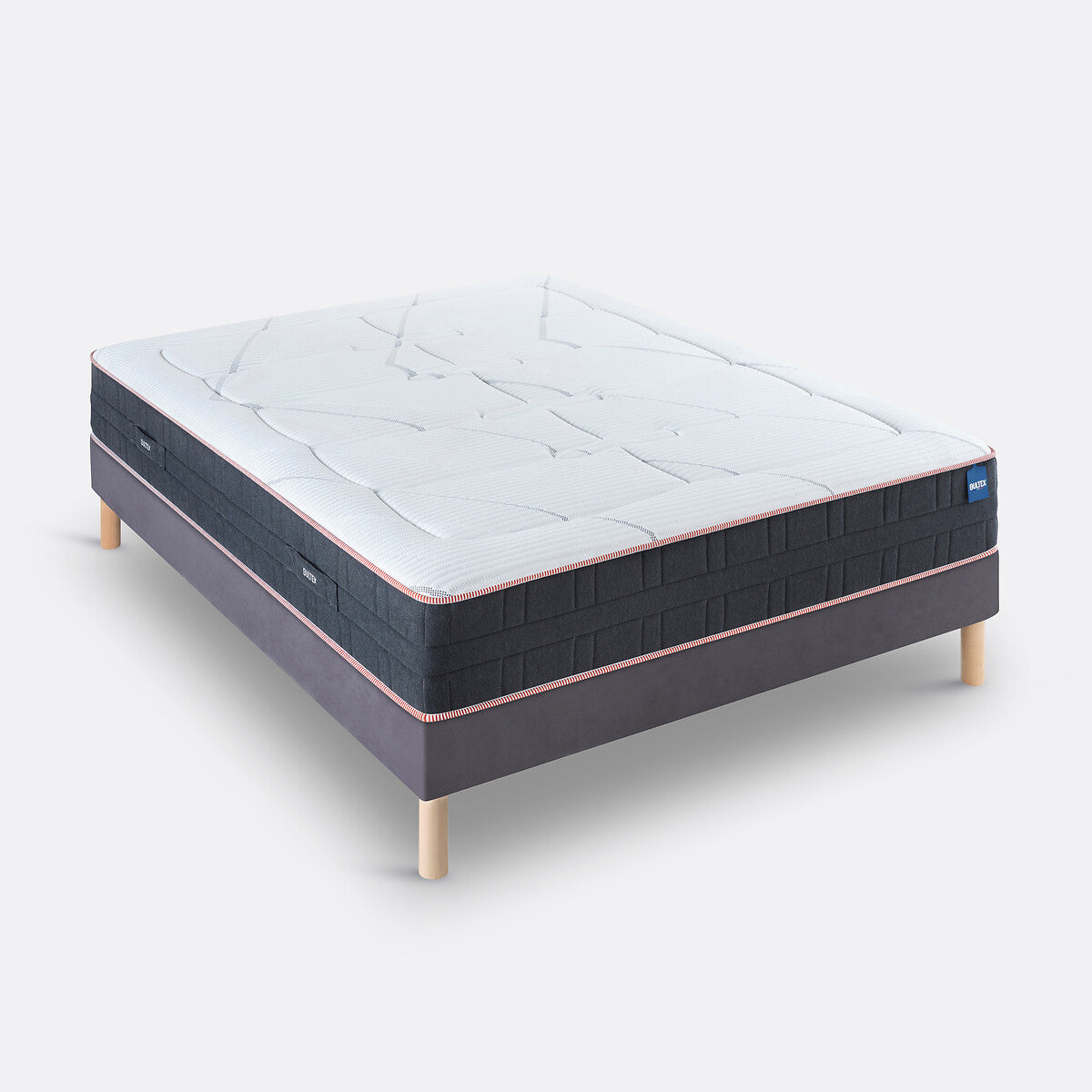 Matelas BULTEX Triomphal ressorts ensachés, soutien ferme, accueil enveloppant, 180x200cm