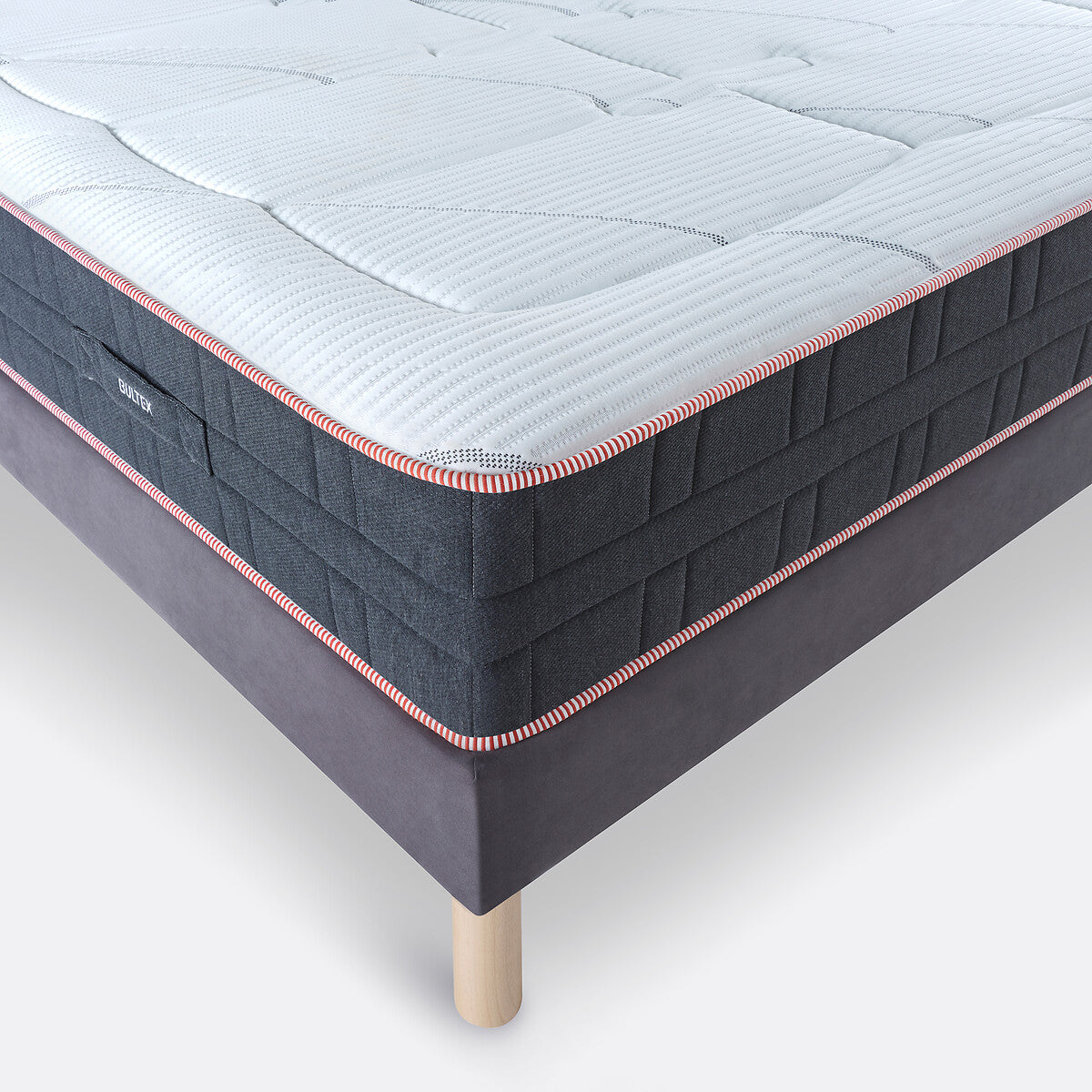 Matelas BULTEX Triomphal ressorts ensachés, soutien ferme, accueil enveloppant, 180x200cm