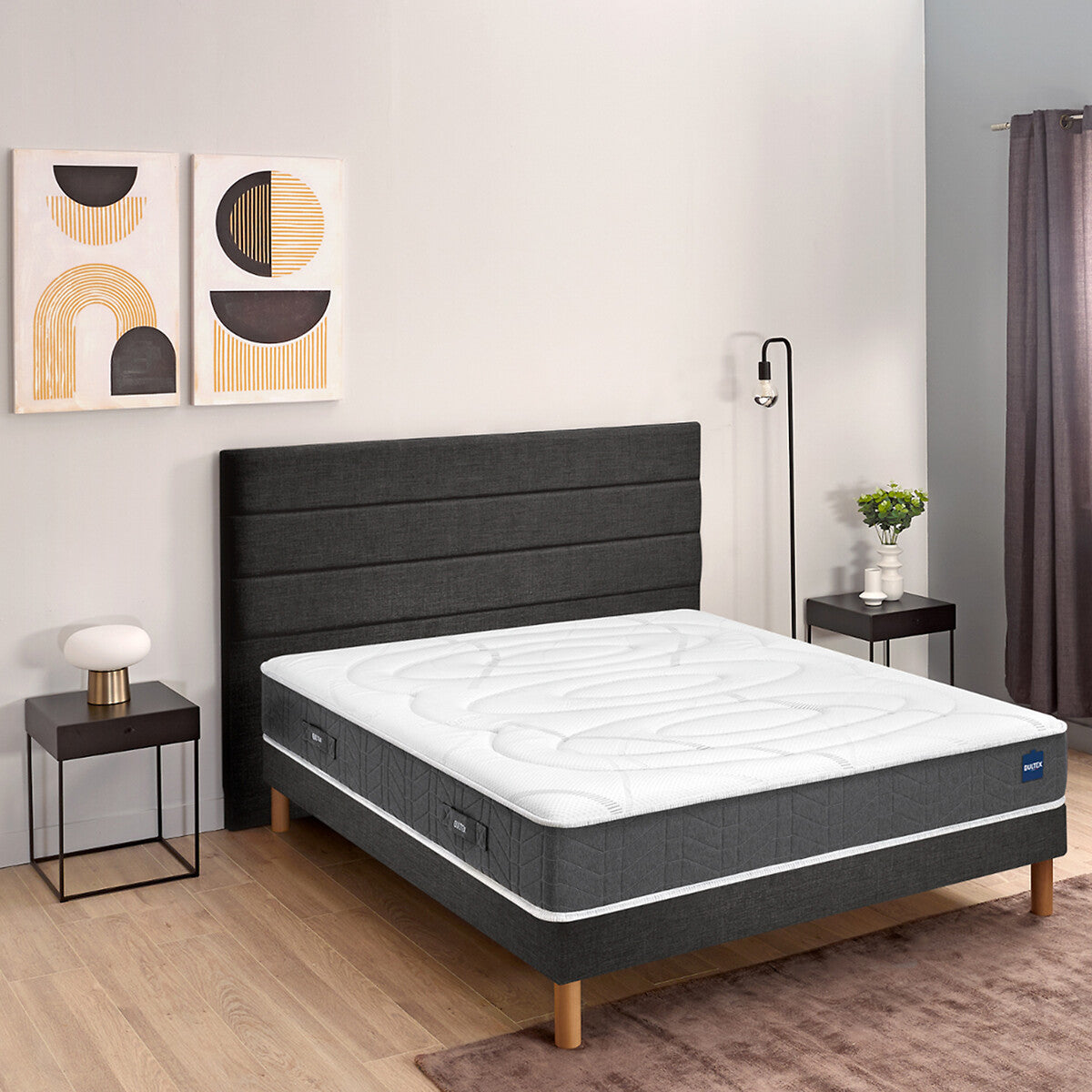 Matelas BULTEX mousse, soutien équilibré, accueil enveloppant, 160x190cm