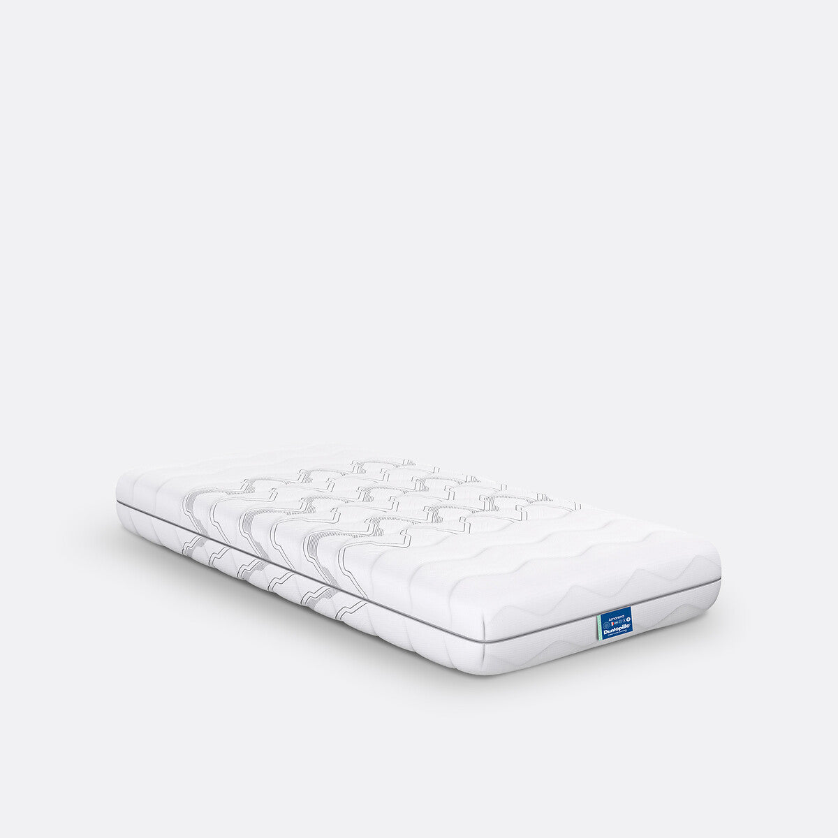 Matelas DUNLOPILLO Amarena latex, soutien ferme, accueil moelleux, 90x200cm