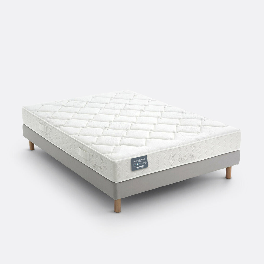 Matelas DUNLOPILLO latex, soutien ferme, accueil ferme, 90x190cm