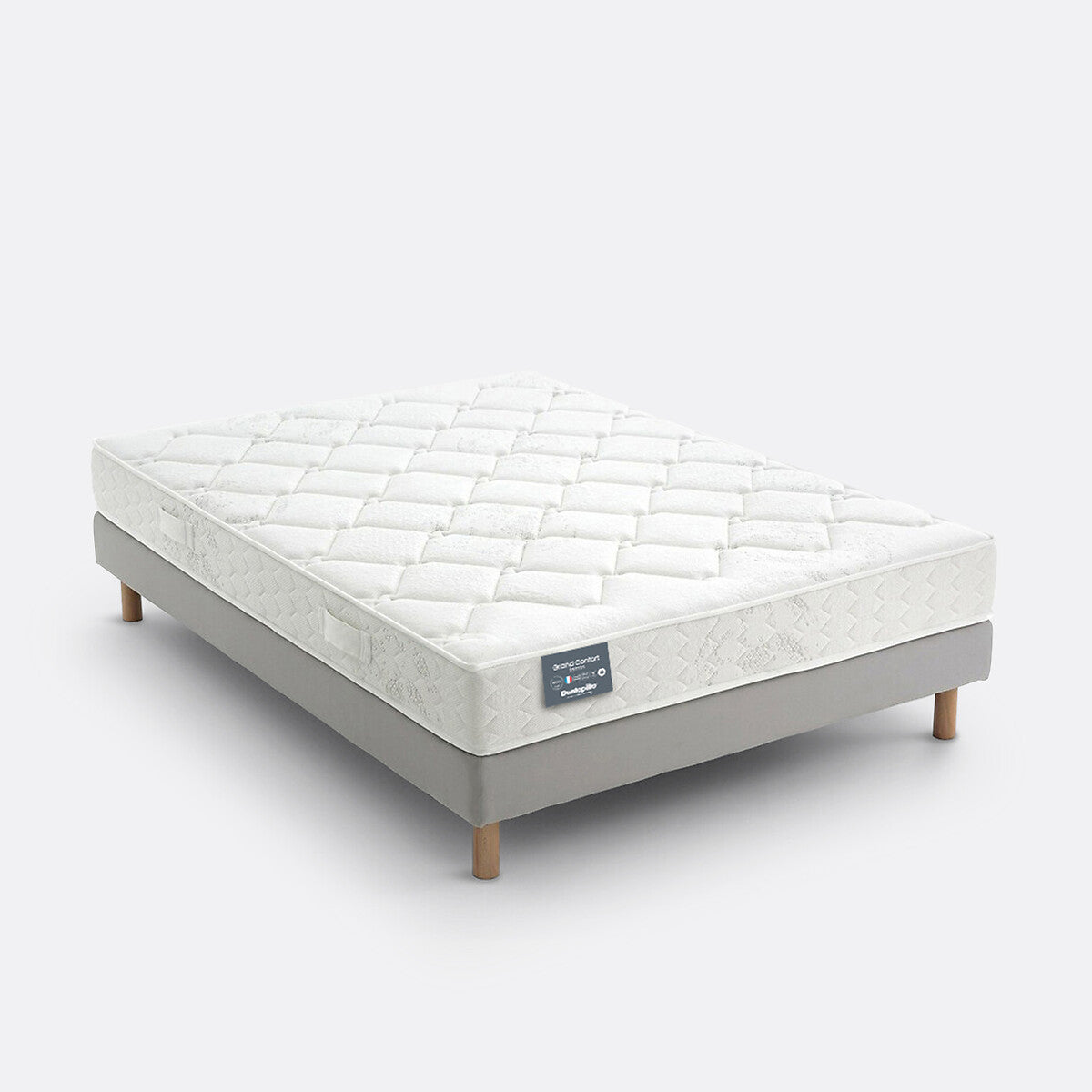 Matelas DUNLOPILLO latex, soutien ferme, accueil ferme, 90x190cm