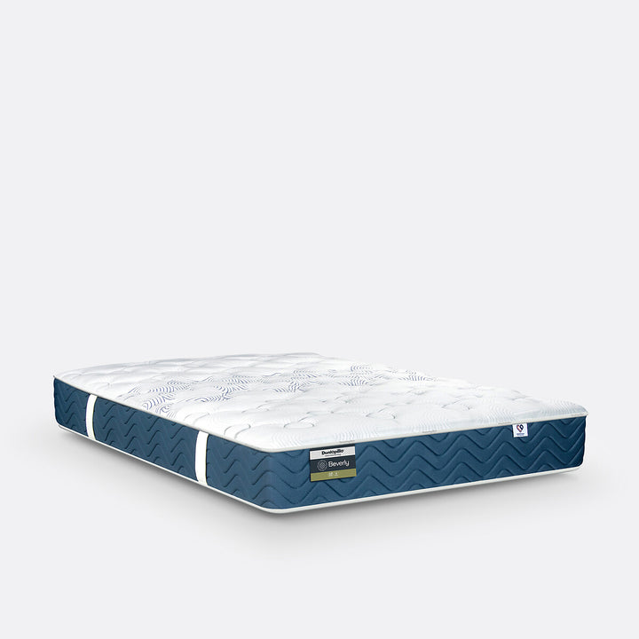 Matelas DUNLOPILLO Beverly latex, soutien ferme, accueil tonique, 140x200cm