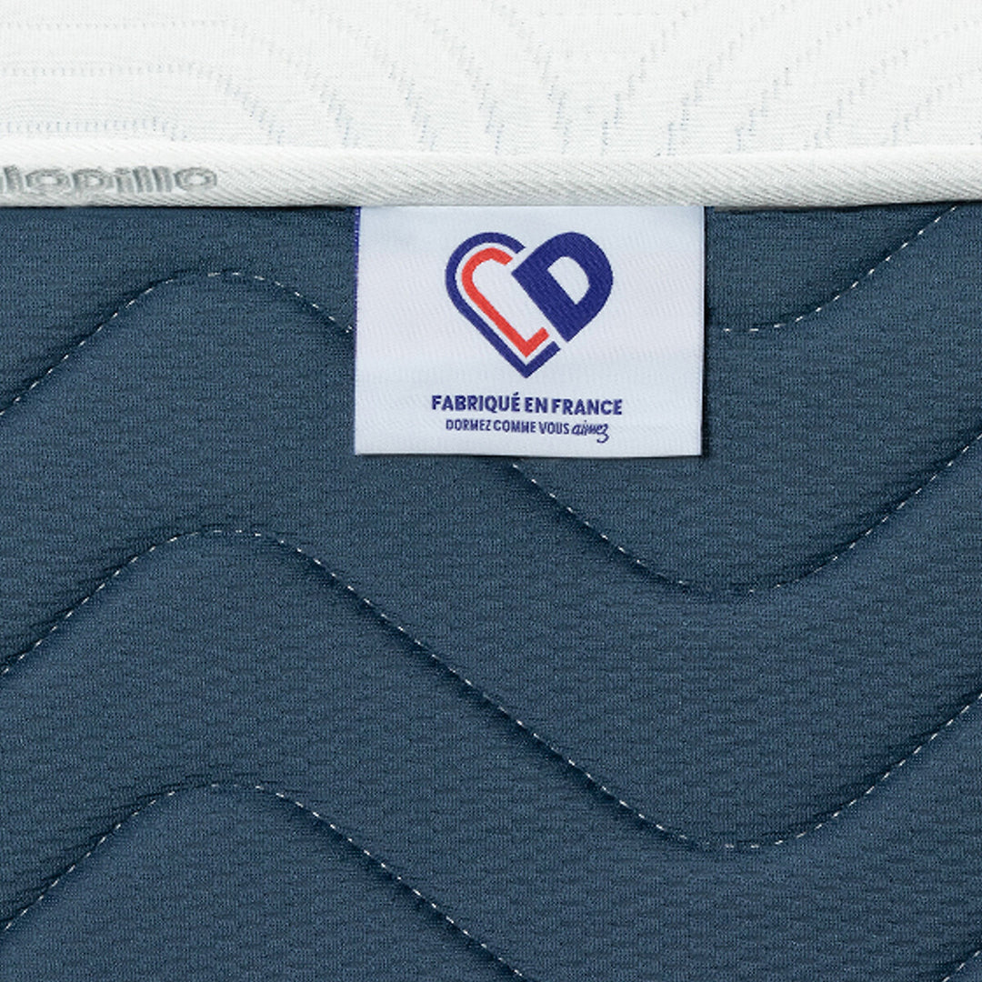 Matelas DUNLOPILLO Beverly latex, soutien ferme, accueil tonique, 140x200cm