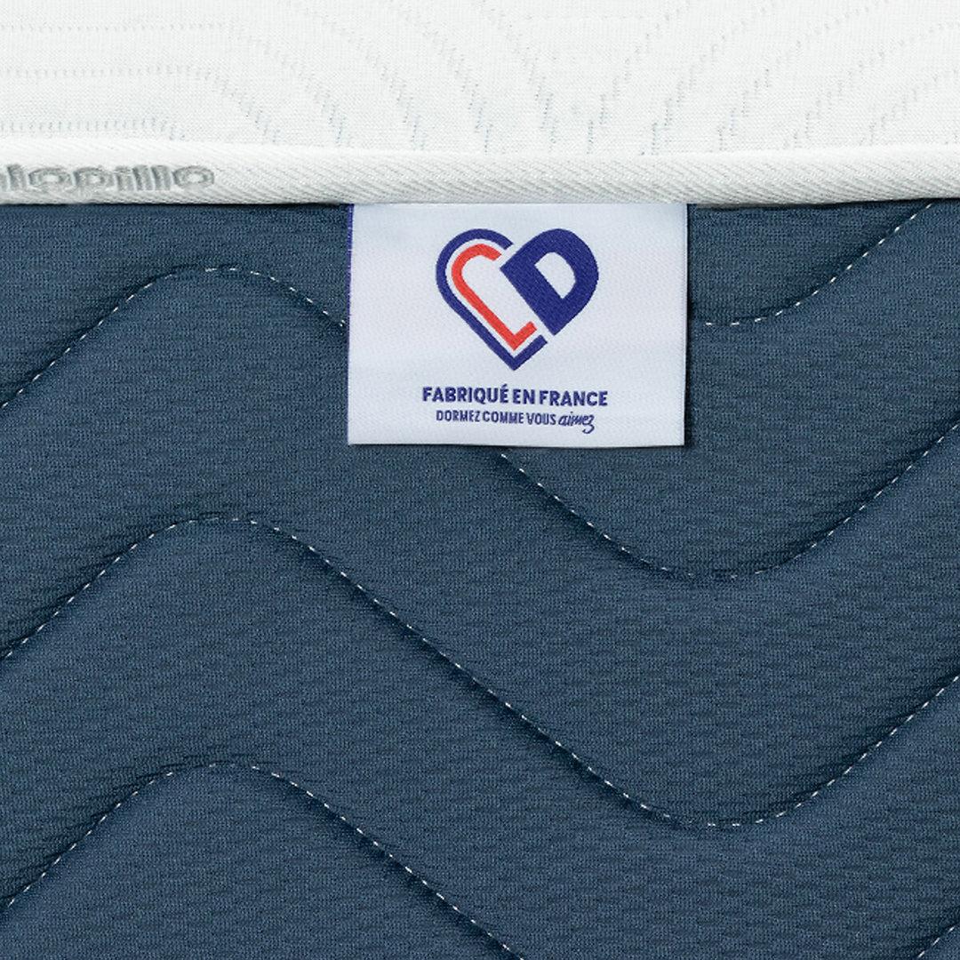 Matelas DUNLOPILLO Bellagio latex, soutien ferme, accueil moelleux, 140x190cm