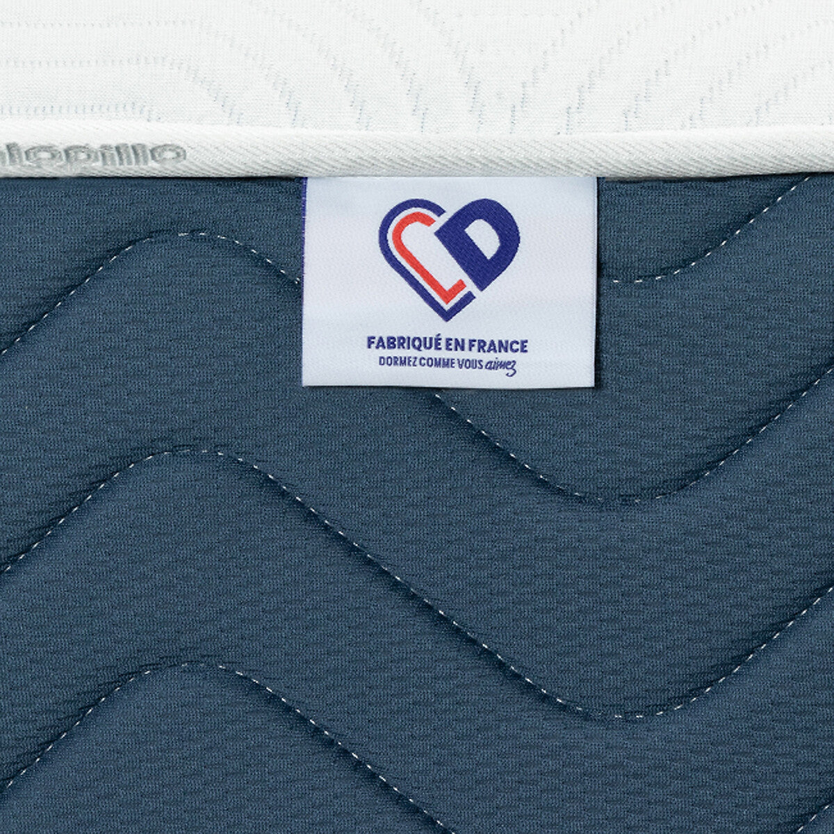 Matelas DUNLOPILLO Bellagio latex, soutien ferme, accueil moelleux, 140x190cm