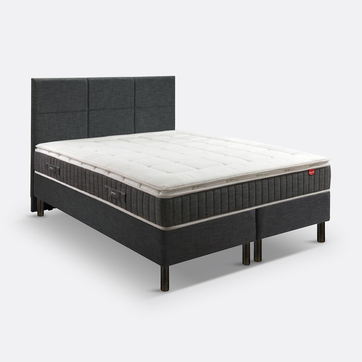 Matelas EPEDA Ensemble Boxspring enchanteur ressorts ensachés, soutien ferme, accueil ferme, 180x200cm
