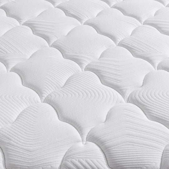 Ensemble matelas Erisia et sommier tapissier nature EPEDA 140x190cm