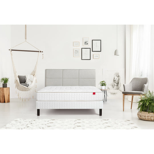 Matelas EPEDA ressorts ensachés, soutien extra ferme, accueil ferme, 180x200cm