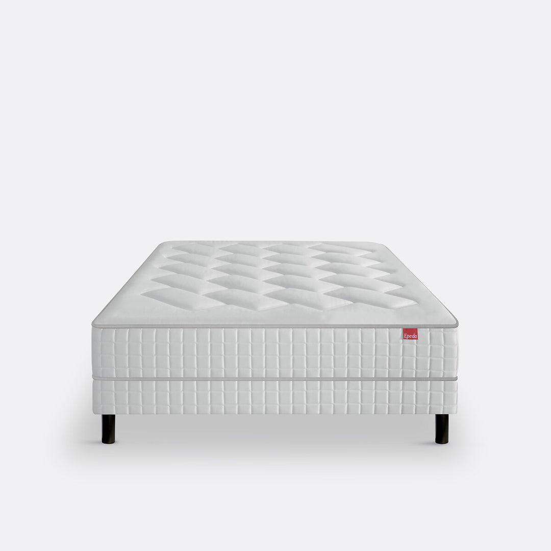 Matelas EPEDA ressorts ensachés, soutien soutien ferme, accueil confort moelleux, accueil cocooning, 140x190cm