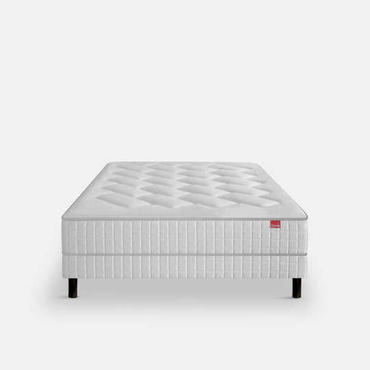 Matelas EPEDA ressorts ensachés, soutien soutien ferme, accueil confort moelleux, accueil cocooning, 140x190cm